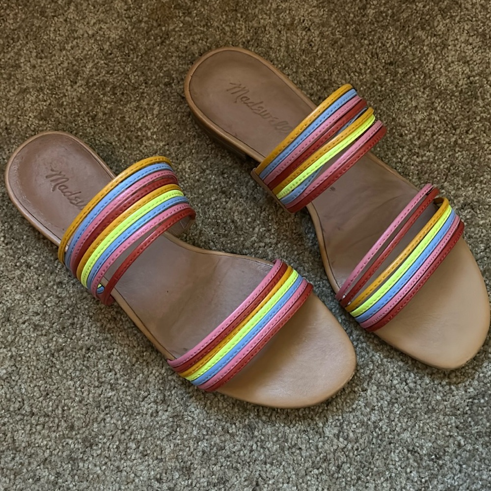 Madewell micro strap flat sandals